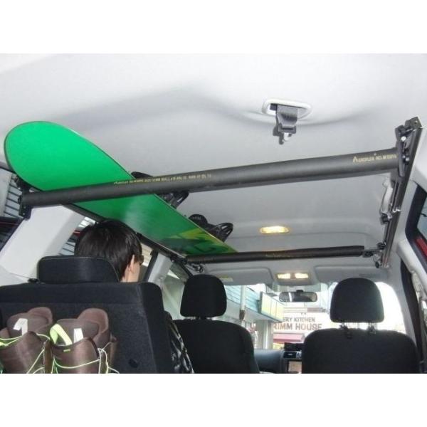 ストリーム 車内キャリア 中積み ラック インテリアバー サーフボード スノーボード 脚立 アウトドア レジャー 0146 なみのりこぞうカンパニー 通販 Yahoo ショッピング