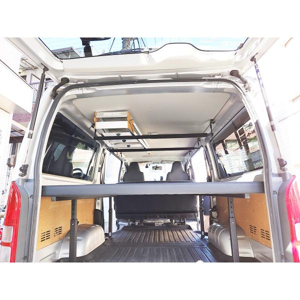 車内キャリア 0系ハイエースdx 穴開け加工なし 工具なし 着脱かんたん ボード 脚立 中積み ラック Buyee Buyee 日本の通販商品 オークションの代理入札 代理購入