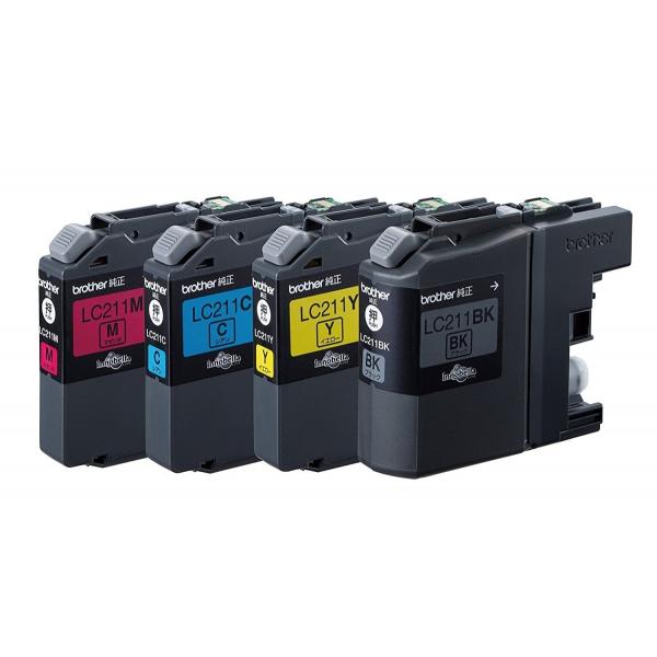 LC211-4PK ブラザー純正インクカートリッジ 送料無料 LC211 4色セット ... LC211-4PK ブラザー純正インクカートリッジ 送料無料 LC211 4色セット ...