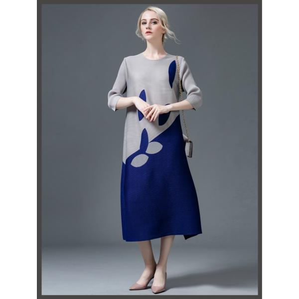 16春夏新作プリーツプリーズ風 贅沢モチーフ付きロングワンピース F Buyee Buyee Japanese Proxy Service Buy From Japan Bot Online