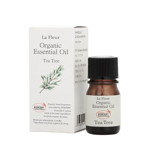 ラ・フルール　ティートリー　オーガニックエッセンシャルオイル　3ml 　≪メール便対応≫