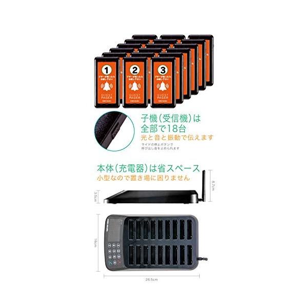 ゲストページャー 呼び丸 フードコート 呼び出しベル 受信機 18台セット よびだしベル 18台セット 飲食店 受信機 ゲストレシーバー 呼び丸 エヌマーケットオンライン
