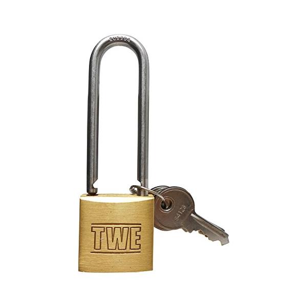 他サイト： アイアイ TWE ステンレス吊長 南京錠 30MM 防犯 物置 門扉 IBー086の商品画像