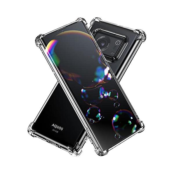 他サイト： Hy+ AQUOS R6 耐衝撃 ケース SH-51B SH-M22 カバー ストラップホール 米軍MIL規格 クリア 衝撃吸収ポケット内蔵 TPU ケースの商品画像