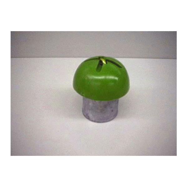 吊柱用のキャップに防鳥ネットを張った場合も破れないように防鳥キャップをプラスしたもの。