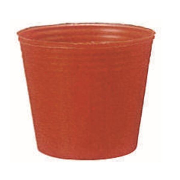 ・サイズ：口径10.5cm×高さ9cm・穴数：底1個・品種の区別はもちろん、花色に合わせポット色もチョイスする時代。ハッキリとした赤のポリポットです。