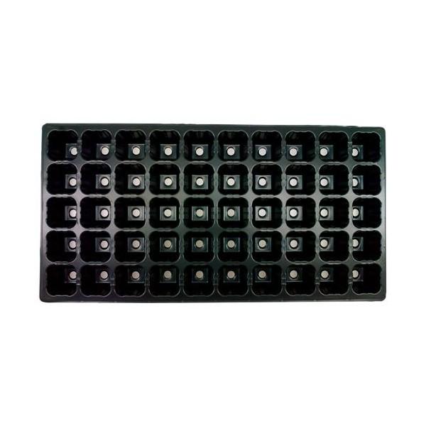 リブ付のプラグトレーです。50穴口径44mm　　縦280mm×横545mm×深さ49mm