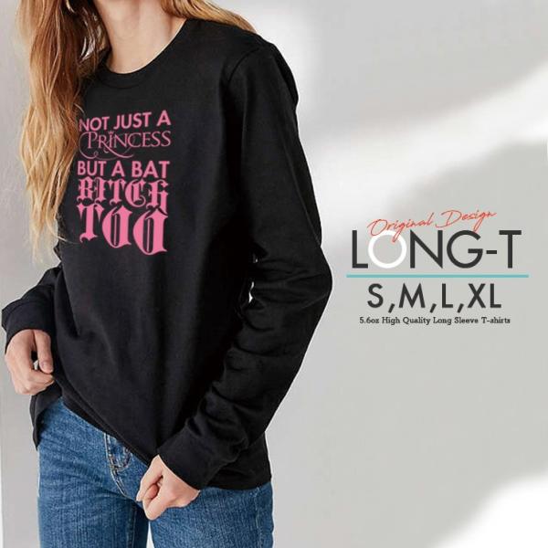 ロンt レディース 長袖 Tシャツ メンズ トップス ペア リンクコーデ シンプルだから合わせやすい Pink ピンク Not Just A Princess かわいい ロゴ Buyee Buyee Japanese Proxy Service Buy From Japan Bot Online