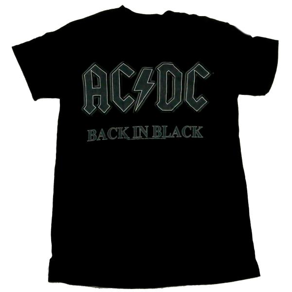 AC/DC エーシー・ディーシー　Tシャツ AC/DC】エーシーディーシー「BACK IN BLACK」Tシャツ : NO-REMORSE