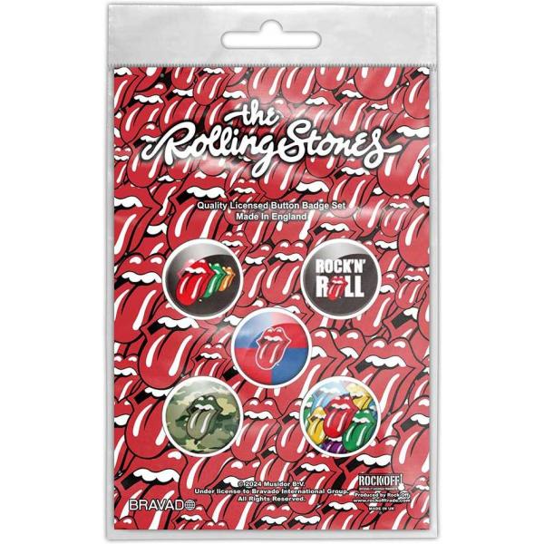 ローリング・ストーンズ ピンバッジ セット THE ROLLING STONES】ローリングストーンズ「ROCK 'N ROLL