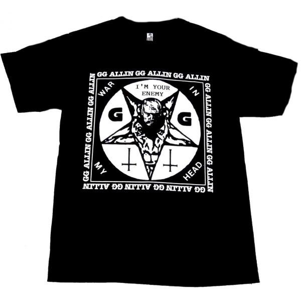 GG ALLIN「I'M YOUR ENEMY」Tシャツ : NO-REMORSE - 通販 - Yahoo