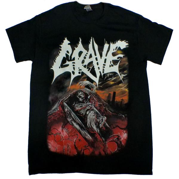hand of grave Tシャツ 手刷り misfits bakateee no-remorse_grav-yn001