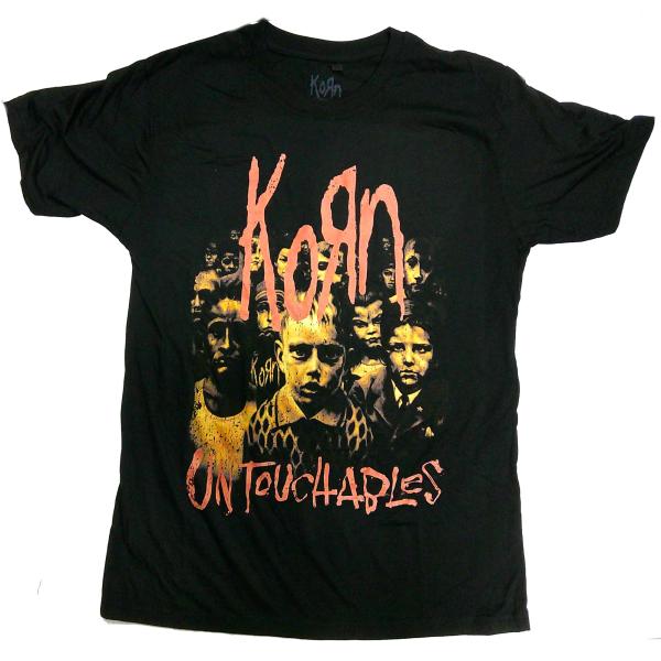【週末値下げ】Korn ブラック Tシャツ L untouchables 週末値下げ】Korn ブラック Tシャツ L untouchables Korn