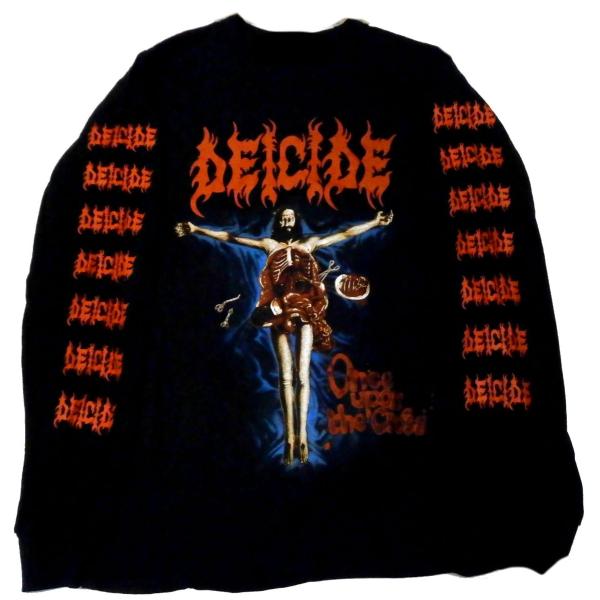 DEICIDE】ディーサイド「ONCE UPON A CROSS BLACK-US」ロングスリーブ
