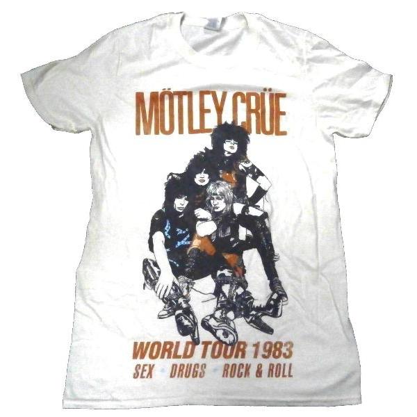 MOTLEY CRUE】モトリークルー「WORLD TOUR VINTAGE」Tシャツ : mocr