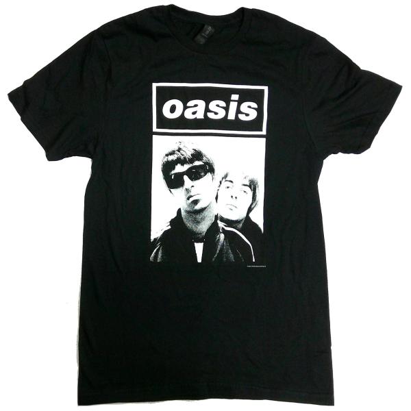 OASIS】オアシス「NOEL&LIAM BOXED PHOTO BLACK」Tシャツ : NO-REMORSE