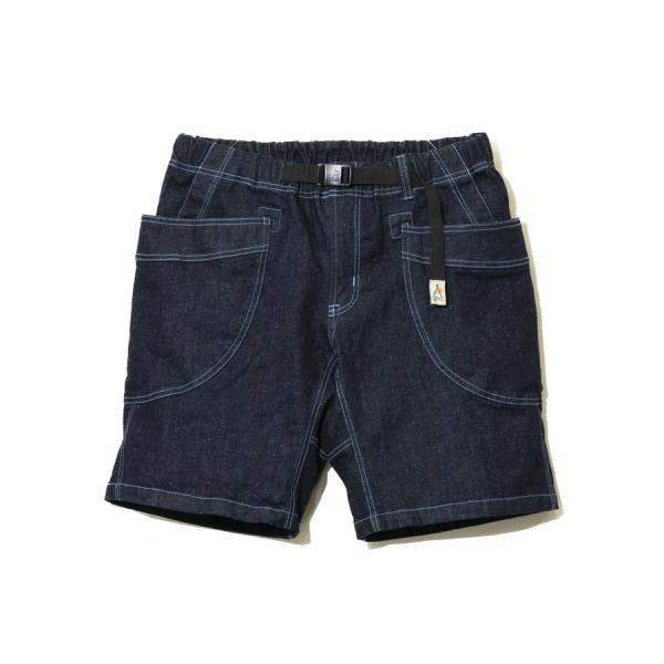 go slow caravan デニムストレッチ パンツ脇ポケ③アウトドアY2K go slow caravan ゴースローキャラバン ストレッチキャンバス