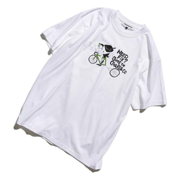 花井祐介 Tシャツ CHARI&CO 【CHARI＆COxHANAI YUSUKE】NEED FIX? TEE チャリ