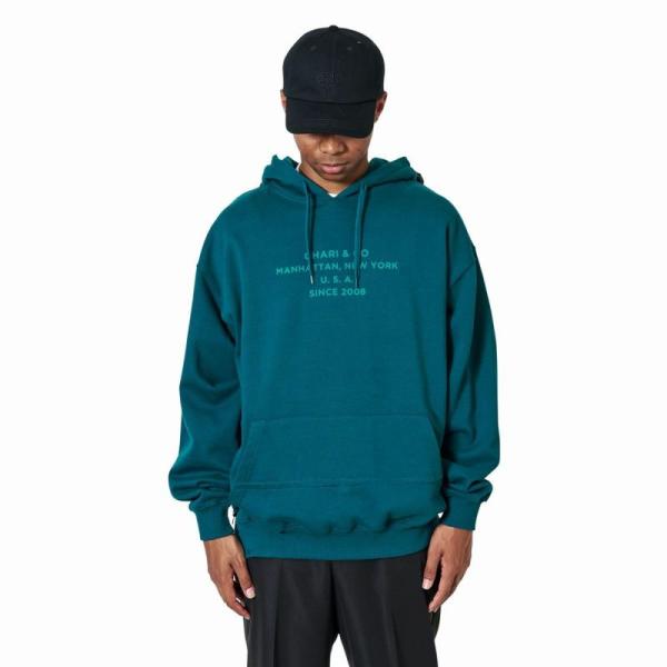 【SALE30％OFF★CHARI＆CO】LOCATION LOGO VENTILATED HOODIE SWEATS チャリアンドコー ロケーションロゴベンチレーションフーディースウェット パーカー セール