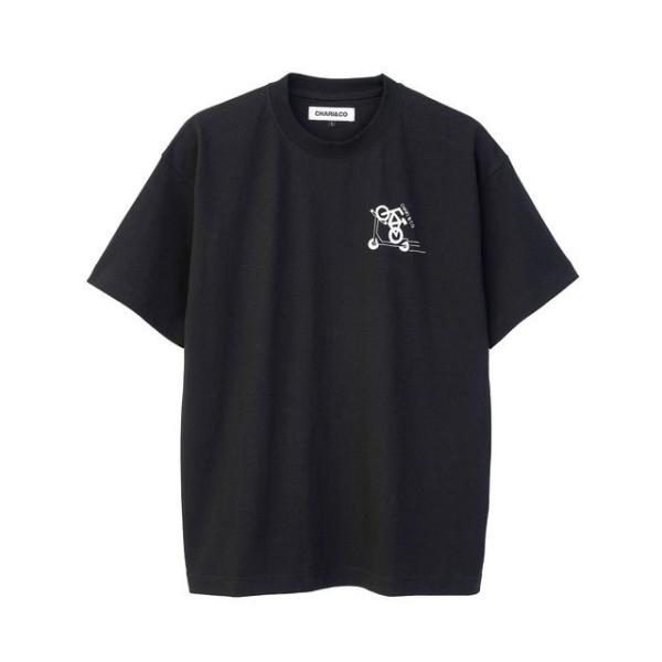 【CHARI＆CO】×KEN KAGAMI SCOOTER BIKE TEE チャリアンドコー 加賀美 健 スクーターバイクTシャツ ケンカガミ コラボレーション