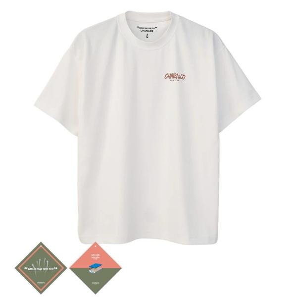 【CHARI＆CO】FREEHAND SIGN COOLER TEE チャリアンドコー フリーハンドサインクーラーTシャツ ドライ 機能性素材