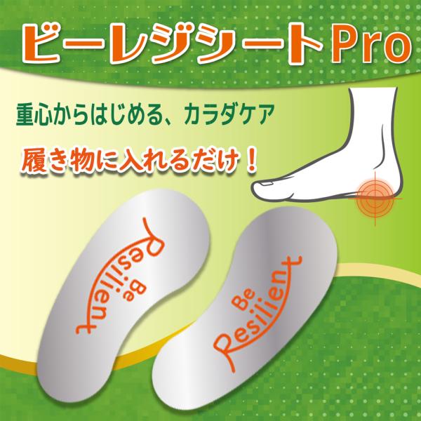 ビーレジシートPro 姿勢改善 インソールに入れるだけ 腰痛対策