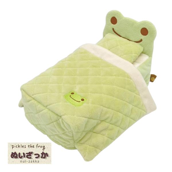 217660-25 かえるのピクルス ぬいざっか ティッシュボックスカバー
