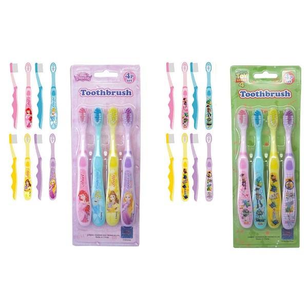 ネコポス便発送可 歯ブラシ４ｐセット 12 キャラクター Disney ディズニー オーラルケア 歯磨き 洗面所 子供 キッズ 12 のあのはこぶね 通販 Yahoo ショッピング
