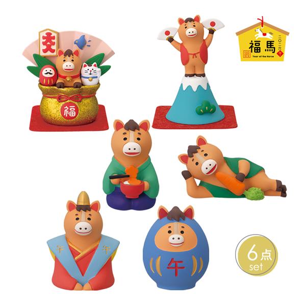 DECOLE（デコレ） fukuumaset「福馬マスコット6点セット」福馬 2026年