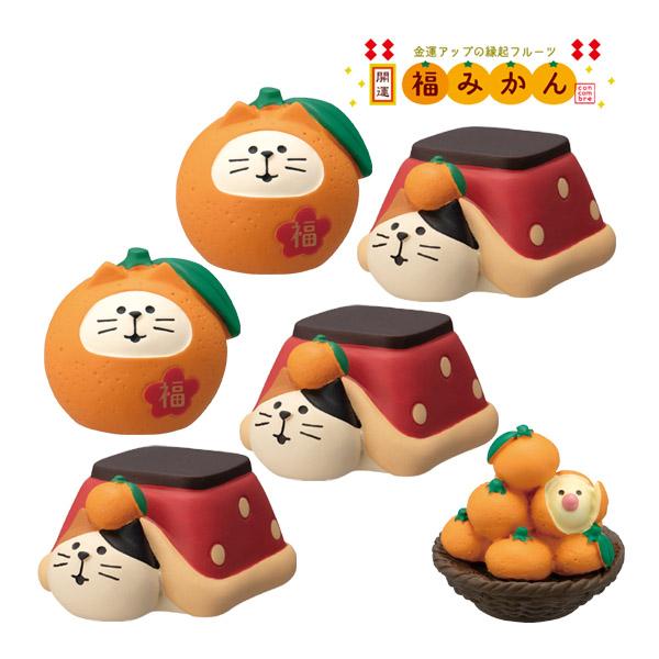 コンコンブル 6点セット デコレ DECOLE（デコレ） gyoretu-set 「進め！みかん行列6点セット