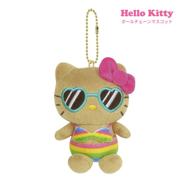 ハローキティ KTHI-BM-SU 日焼けシリーズ ボールチェーンマスコット