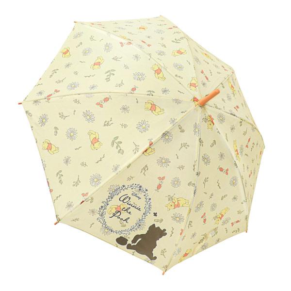 Disney 35194 Js キャラクター長傘 プー ナチュラル 55cm ワンタッチ