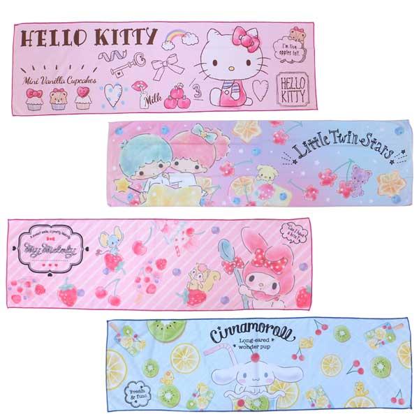 【ネコポス便発送可】サンリオ クールマフラー サマーアイテム KT-0102-04 冷感 cool muffler 冷んやり ストール 熱中症