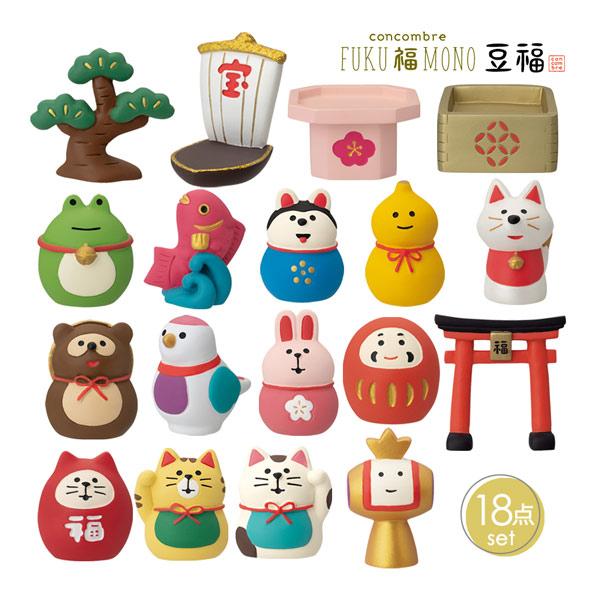 コンコンブル 2025 豆福 新作18点セット FUKU福MONO 開運 楽天市場】☆デコレ(DECOLE) concombre コンコンブル 豆福マスコット