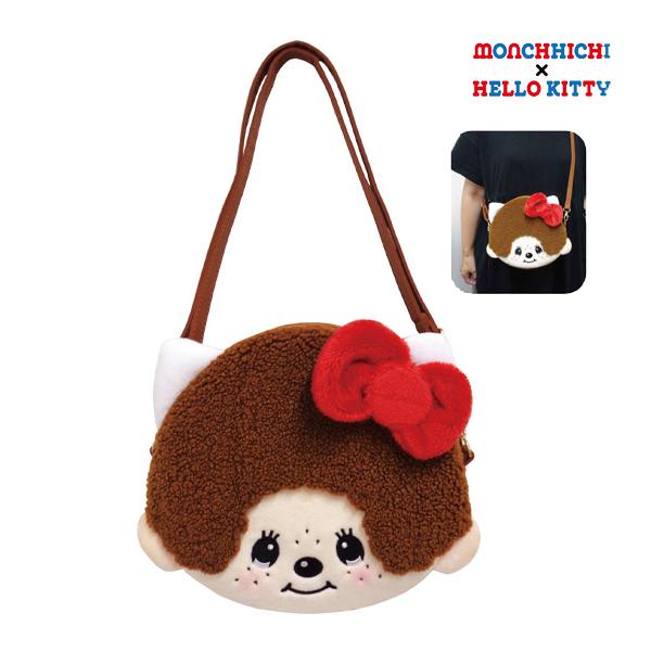 sanrio MKT-FSB モンチッチ×ハローキティ フェイスショルダー sanrio MKT-FSB モンチッチ×ハローキティ フェイスショルダー