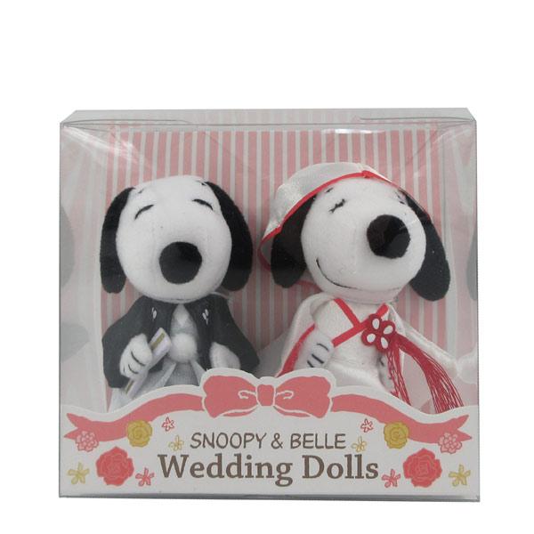 (未使用･未開封品)　SNOOPY(スヌーピー) スヌーピー&amp;ベル ウェディング 洋風 ぬいぐるみ 182074 df5ndr3 SNOOPY ぬいぐるみ「スヌーピー＆ベル ウェディング ミニ