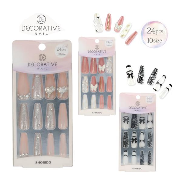 ネコポス便発送可】TN45966-81498 デコラティブネイル ネイルチップ 蝶