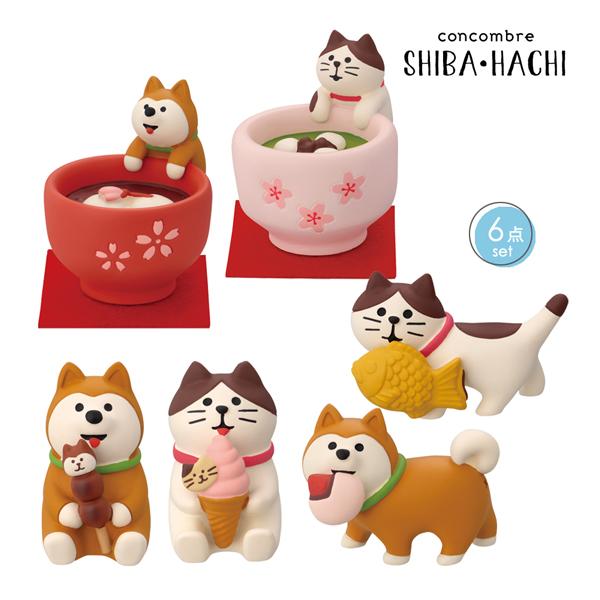 zcb-81471-76-set「SHIBA・HACHI コンプリート6点セット」SHIBA・HACHI デコレ concombre コンコンブル 予約2027年1/上【ポイント5倍】
