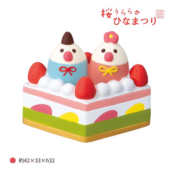 DECOLE（デコレ） ZMM-38507L「ひなケーキ 文鳥雛」桜うららか