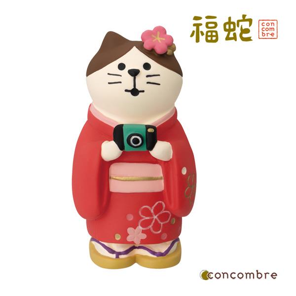 DECOLE（デコレ） ZSG-47213G「晴れ着カメラ猫」 concombre