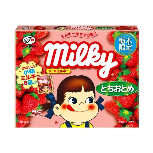 不二家 ミルキー とちおとめ苺 6箱入り ペコちゃん milky 栃木限定