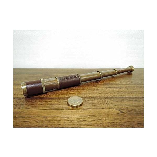 ブラステレスコープ 望遠鏡 真鍮 インテリア オブジェ おしゃれ 大人 アジアン雑貨 アンティーク クラシック 北欧 Dallasreceiver Com