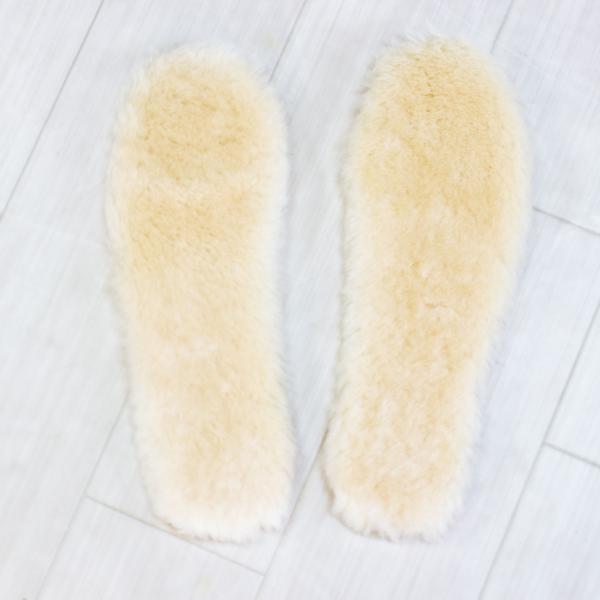 《メール便OK》ムートン インソール メンズ レディース フリーサイズ（20.0cm〜27.5cm） | 中敷き 蒸れにくい 男女兼用 吸湿 発散 中敷 靴底 サイズ調整 天然