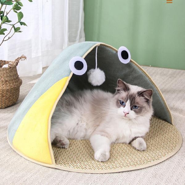 ドーム型 ペットベッド 犬 猫 ベッド ドーム型 夏 おしゃれ ハウス 暖かい ペット ふわふわ 犬用ベッド ネコベッド ドームベッド 犬ハウス 通年 ペットハウス