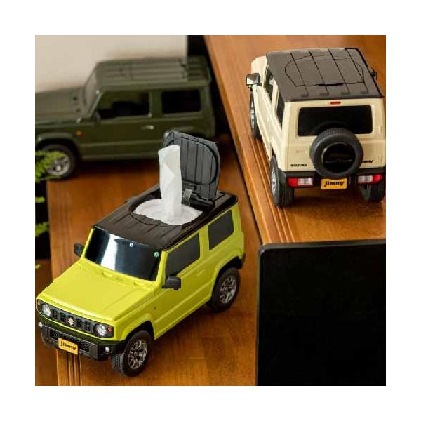 スズキ ジムニー 軽自動車版 ウェットティッシュケース SUZUKI Jimny 小物入れ かわいい おしゃれ 本当に走る フェイス ギフト プレゼント 送料無料