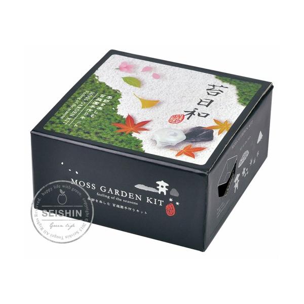 苔日和 こけびより 苔庭園 手作りキット 癒し アレンジ 砂苔 本物 Moss 盆景 箱 お盆 芸術 さくら もみじチップ付き 黒石 ミニ灯籠 送料無料 Buyee 日本代购平台 产品购物网站大全 Buyee一站式代购 Bot Online