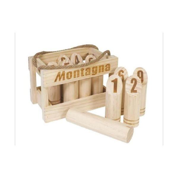 【送料無料】[HAC3208][HAC3464]ウッドトイ WOOD TOY フィンランド発祥のスポーツ モルック 遊具 アウトドアゲーム スポーツ玩具 Montagna モンターナ