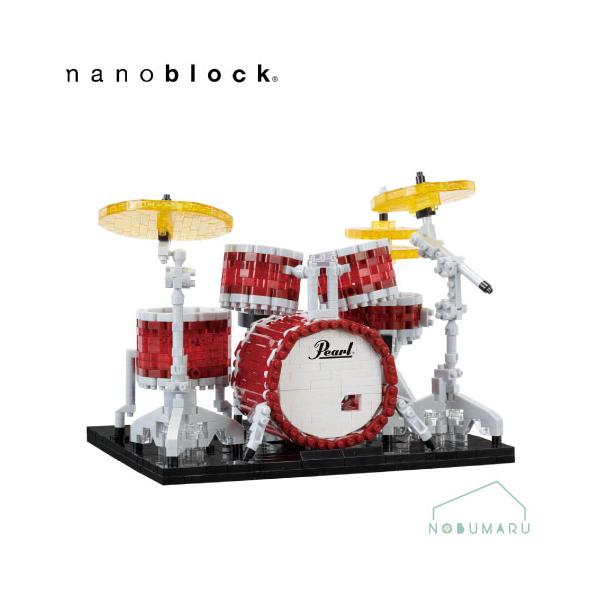 カワダ nanoblock Pearlドラムセット“マスターズ”NBM-056 ナノブロック
