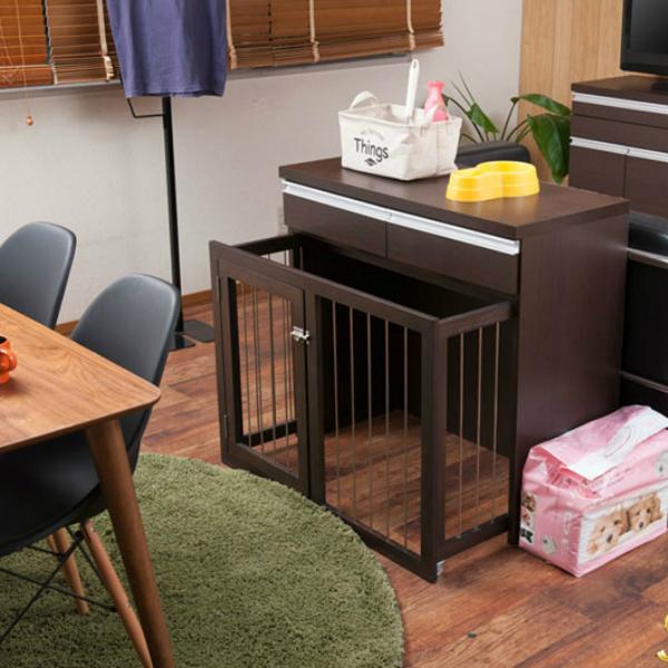 折りたたみ ペットサークル 90幅 完成品 ダークブラウン 犬用サークル 室内 おしゃれ 小型犬 Muu 1 Na Te 0163 Noconoco キッチン Yahoo 店 通販 Yahoo ショッピング