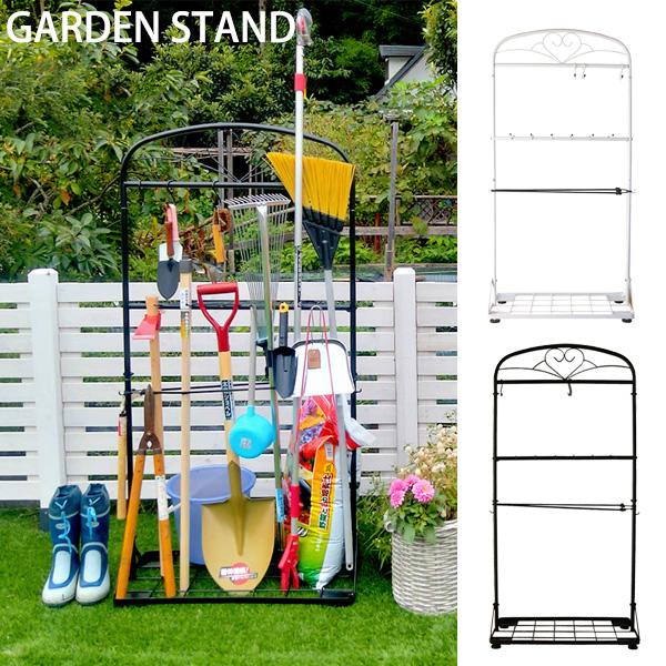 ガーデンツール スタンド 園芸用品 収納 屋外 ベランダ ガーデンツール 